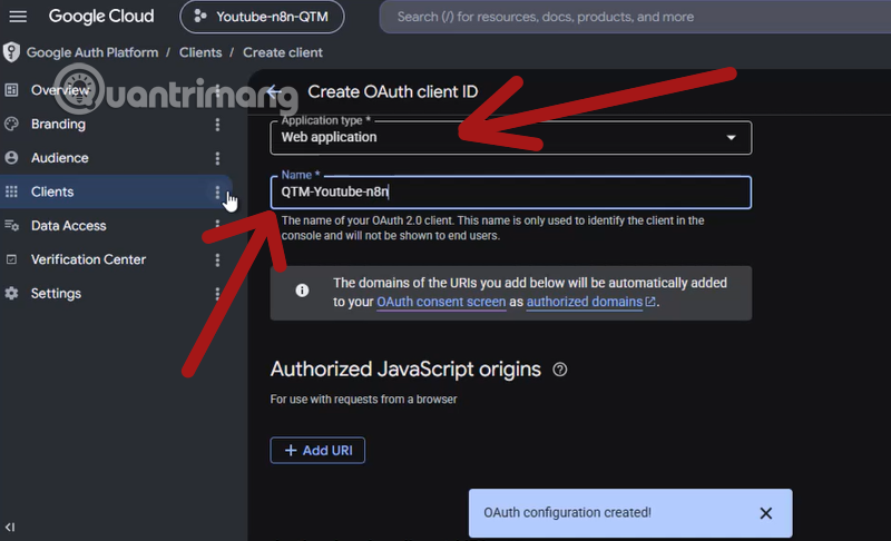  lấy oauth redirect url n8n