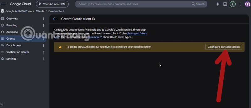 cấu hình youtube node n8n