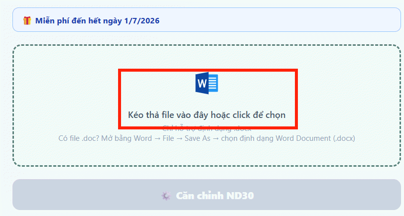Tải tài liệu lên NĐ 30 trên Giaoviendoimoi 