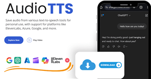 Hướng dẫn tải voice có sẵn trên ChatGPT