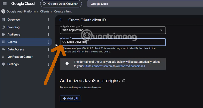 hướng dẫn kết nối google docs với n8n