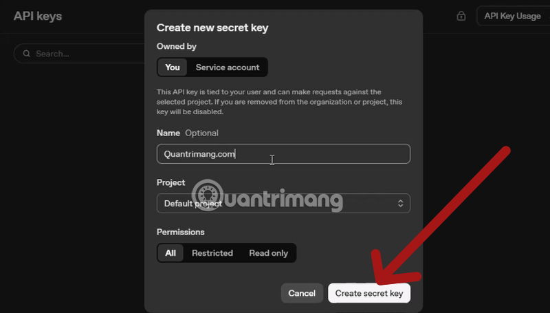 api key chat gpt