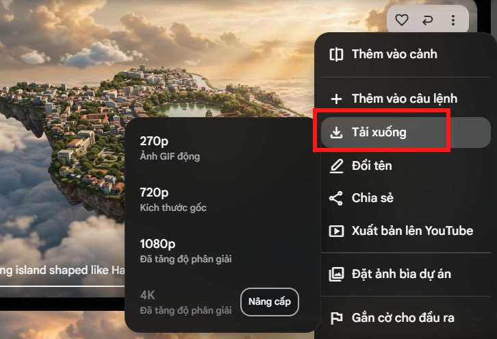 Tải video giới thiệu địa danh trên Flow 3