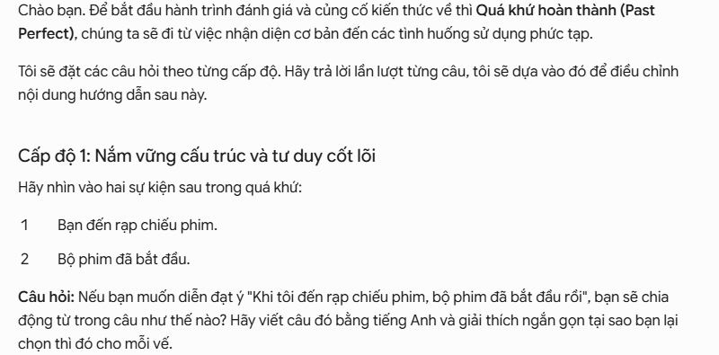 Prompt tìm lỗ hổng kiến thức của bản thân
