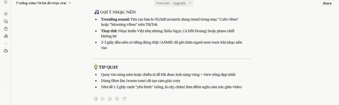 Prompt tạo ý tưởng video TikTok