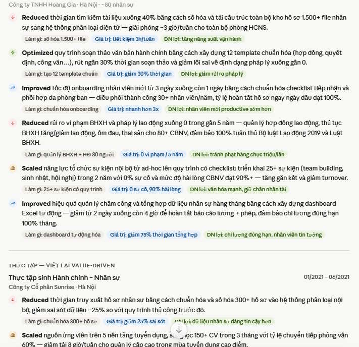 Biến CV thành “CV bán hàng”