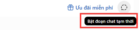 Chat tạm thời trên ChatGPT