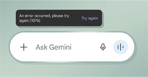 Fix lỗi Something went wrong 1076 trên Gemini