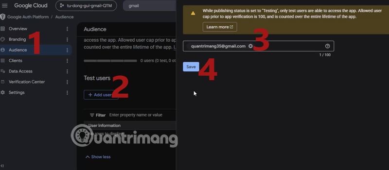 cách dùng gmail api trong n8n