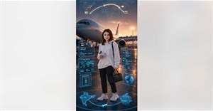 Prompt tạo poster thông tin chuyến bay phong cách điện ảnh