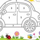 Prompt tạo tranh tô màu theo số nhiều chủ đề cho bé