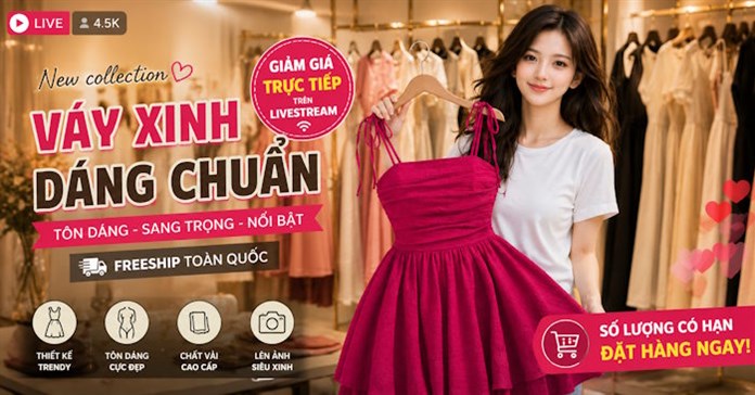 Cách tạo video livestream sản phẩm bằng Veo 3