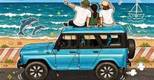 Prompt AI biến ảnh thành tranh hoạt hình doodle cực đáng yêu