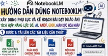 Cách tạo phụ lục và giáo án tích hợp NLS, ANQP, GDĐĐ trên NotebookLM