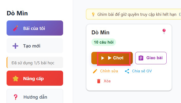 Chơi game dò mìn trên Giaoviendoimoi