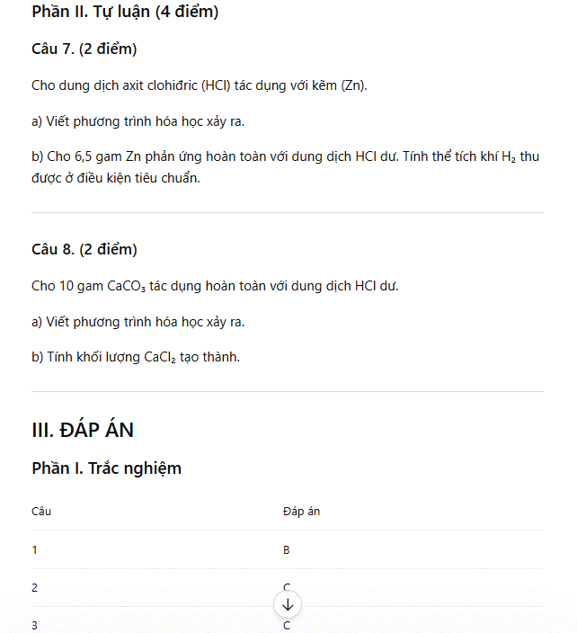 Thiết kế đề ma trận cho môn Hóa