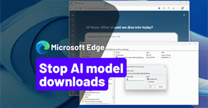 Cách chặn Microsoft Edge tải tự động mô hình AI