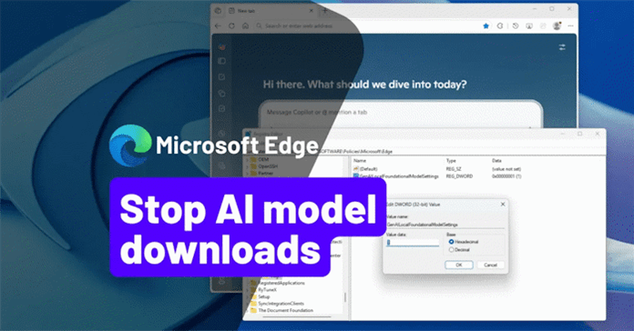 Cách chặn Microsoft Edge tải tự động mô hình AI