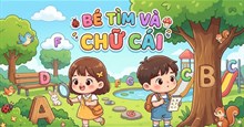 Prompt tạo phiếu học tập tìm và đếm chữ cái