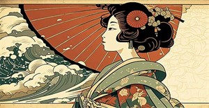 Prompt tạo tranh phong cách Ukiyo-e Nhật Bản cực đẹp