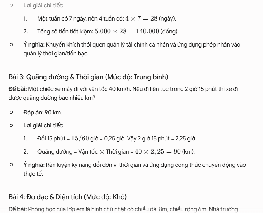 Prompt tạo bài toán thực tế gắn với đời sống