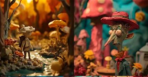 Prompt AI tạo ảnh phong cách đất sét Claymation cực dễ thương