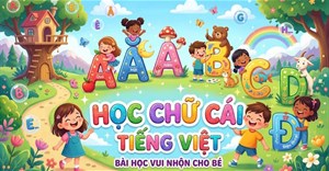Prompt tạo ảnh học chữ cái cho bé, chữ hoa, chữ thường