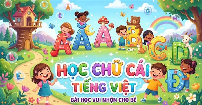 Prompt tạo ảnh học chữ cái cho bé, chữ hoa, chữ thường