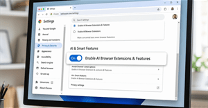 Cách tắt tính năng AI của Google Chrome trên máy tính