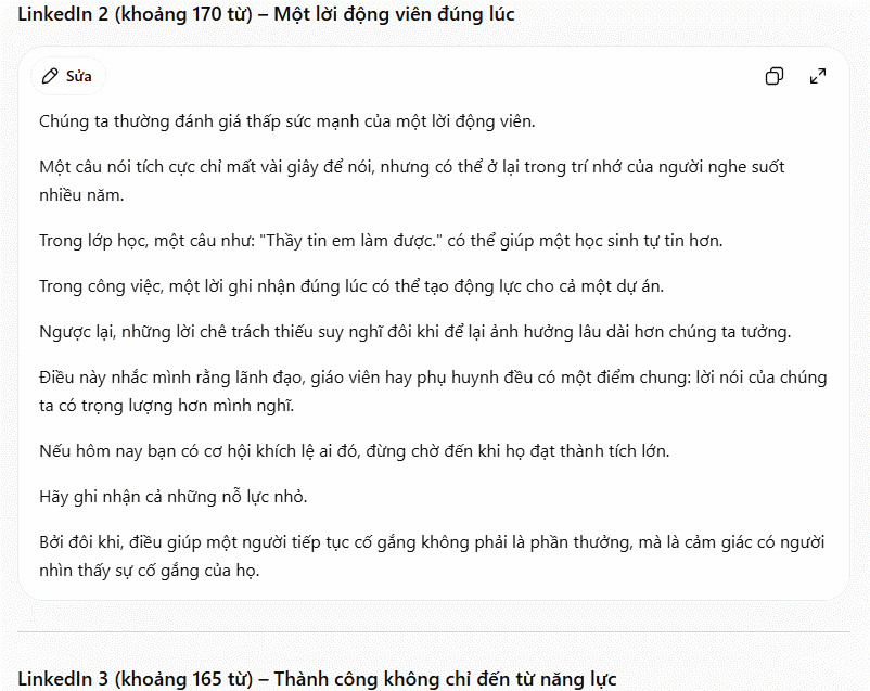 Nội dung bài viết mạng xã hội