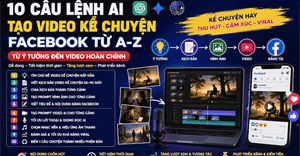 10 câu lệnh tạo video kể chuyện Facebook cuốn hút