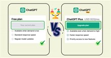 So sánh ChatGPT vs ChatGPT Plus: Nên lựa chọn gói nào?