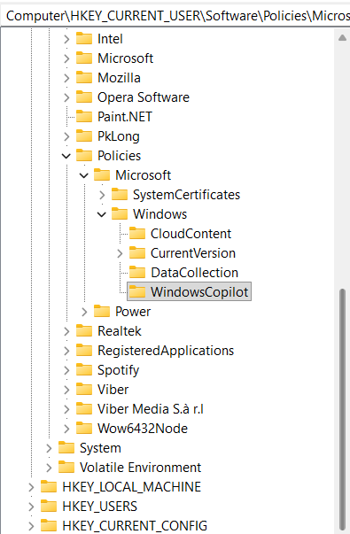 Registry Editor