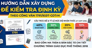 Prompt xây dựng đề kiểm tra theo Công văn 1791 từng mục