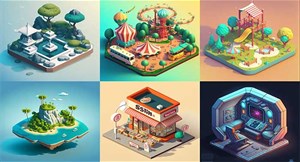 Prompt AI tạo mô hình 3D isometric siêu dễ thương chỉ với một dòng lệnh