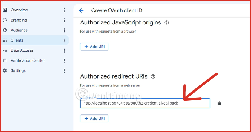 Google Auth Platform n8n