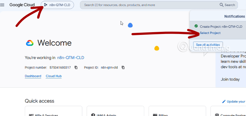 tạo OAuth client ID Google