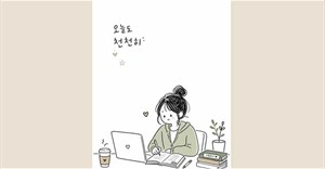 Prompt AI tạo tranh doodle phong cách Hàn Quốc cực dễ thương