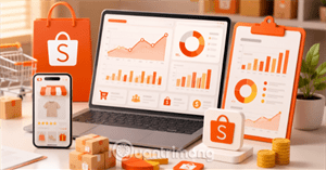 Prompt hỗ trợ báo cáo doanh thu Shopee theo ngày, tuần, tháng