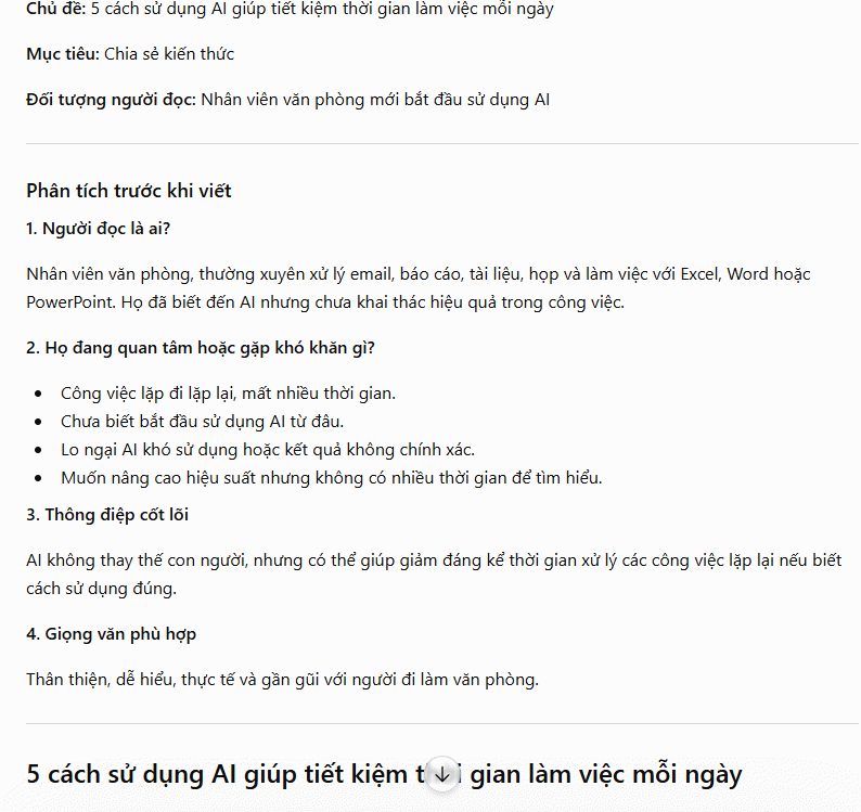 Viết nội dung chuyên nghiệp
