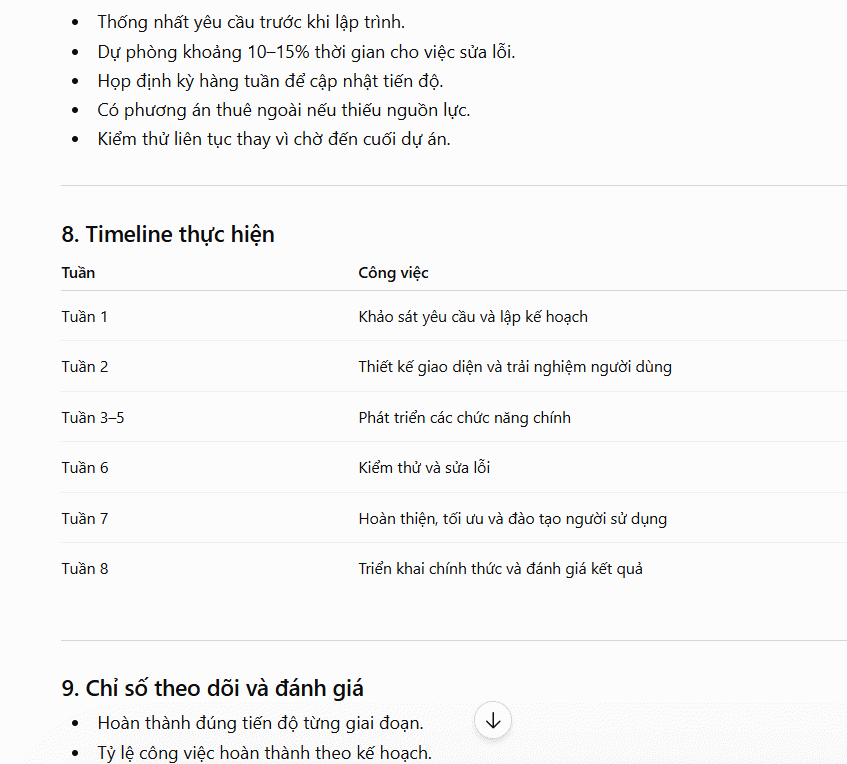 Nội dung prompt lập kế hoạch