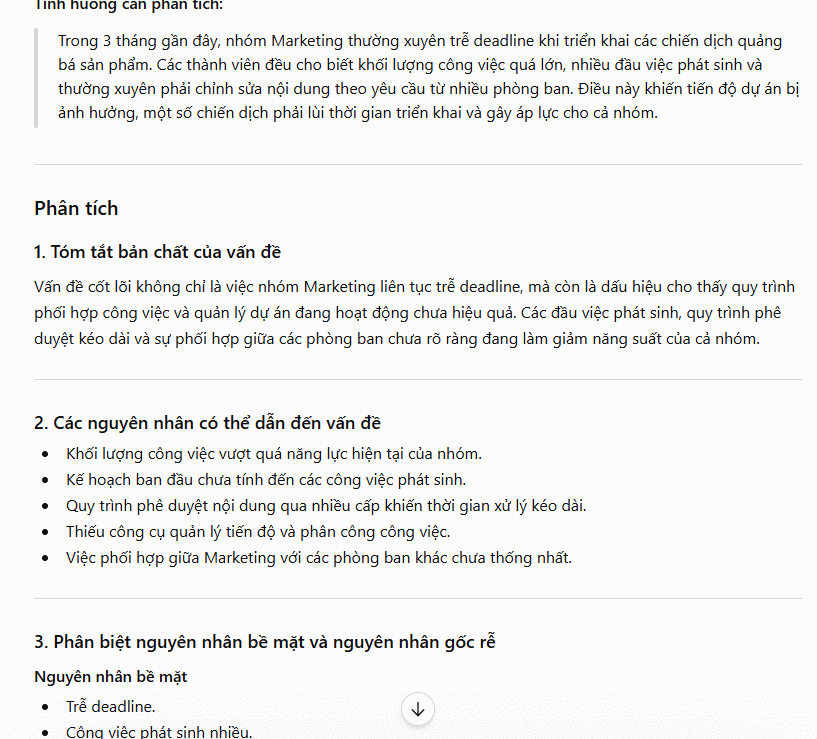 Phân tích và giải quyết vấn đề