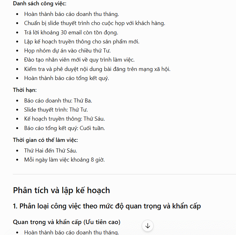 Quản lý công việc cá nhân