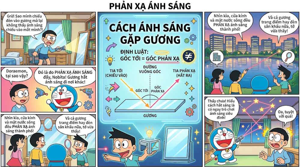 Thông tin kiến thức qua infographic truyện tranh