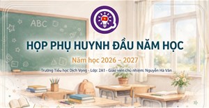 Prompt tạo giấy mời họp phụ huynh đầu năm
