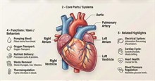 Prompt AI tạo infographic y học chuyên nghiệp về bất kỳ cơ quan nào trên cơ thể