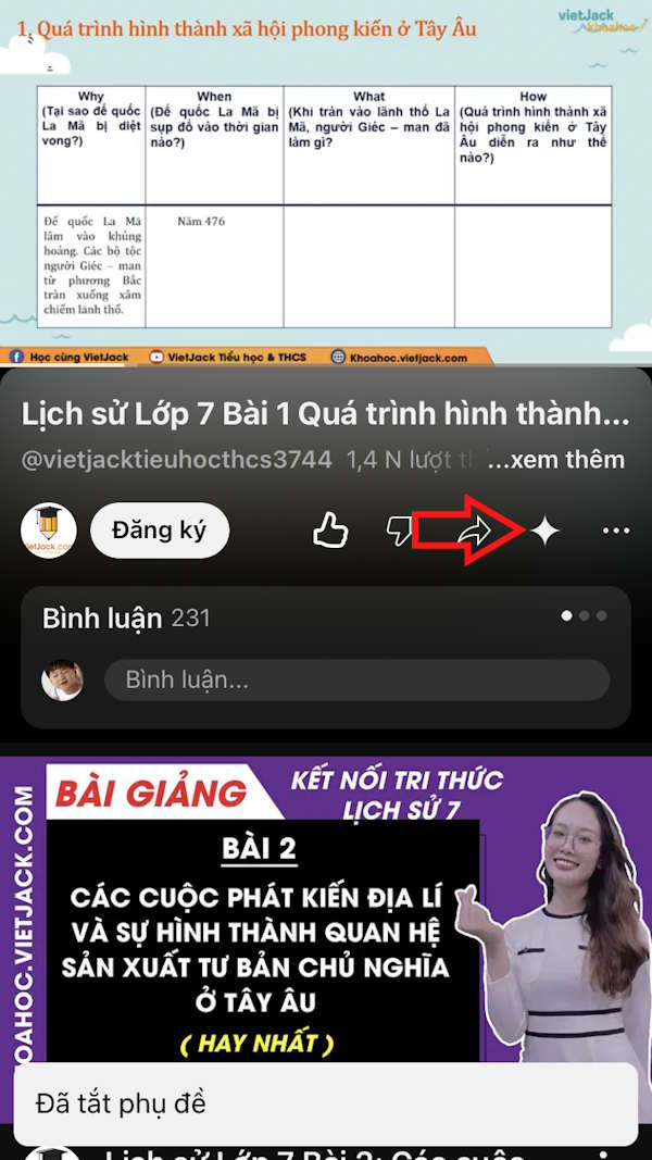 Dùng Gemini tóm tắt video YouTube
