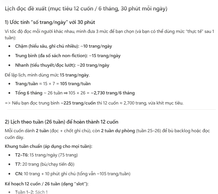Trình quản lý danh sách đọc sách trên Notion AI