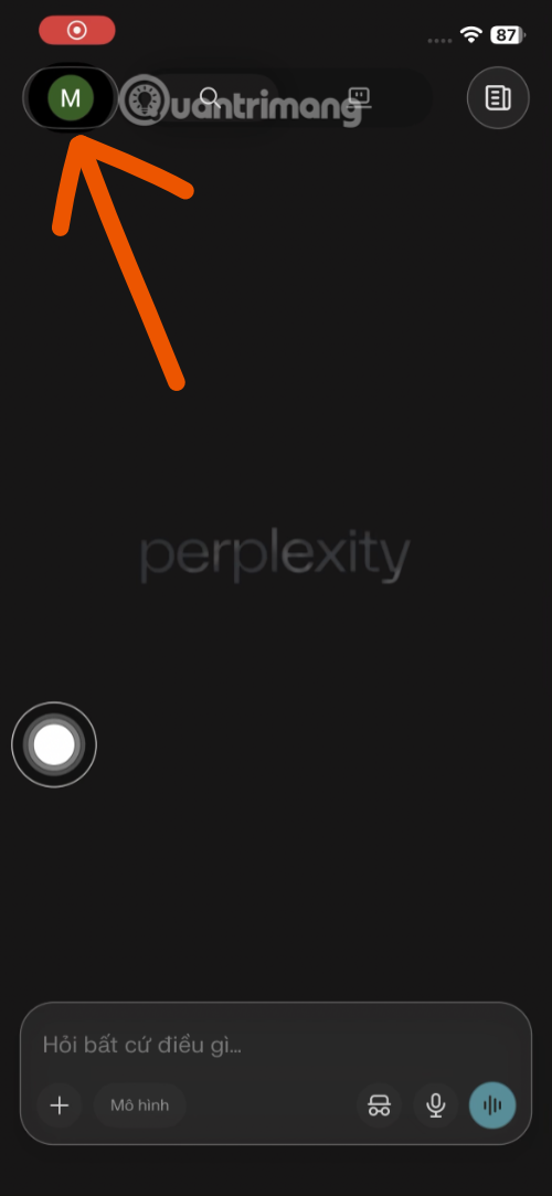 đổi mô hình bản đồ trong perplexity 