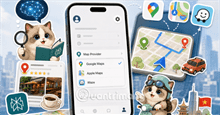 Cách chọn dữ liệu bản đồ Google hoặc Apple Maps trên Perplexity 